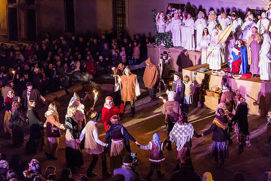 Live Nativity Scene, 23.12.2015, Advent and Christmas in Český Krumlov