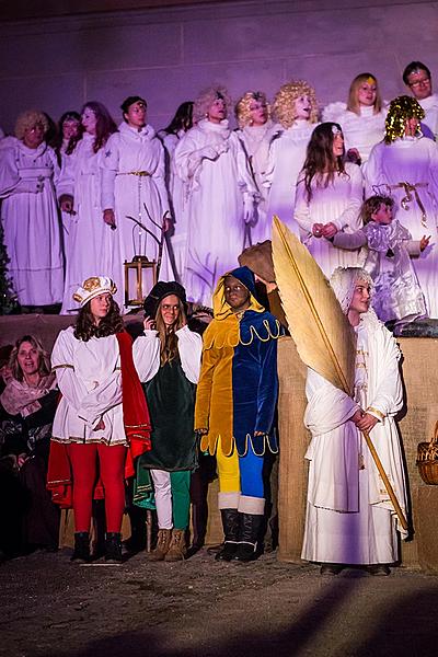 Lebende Krippe, 23.12.2015, Advent und Weihnachten in Český Krumlov