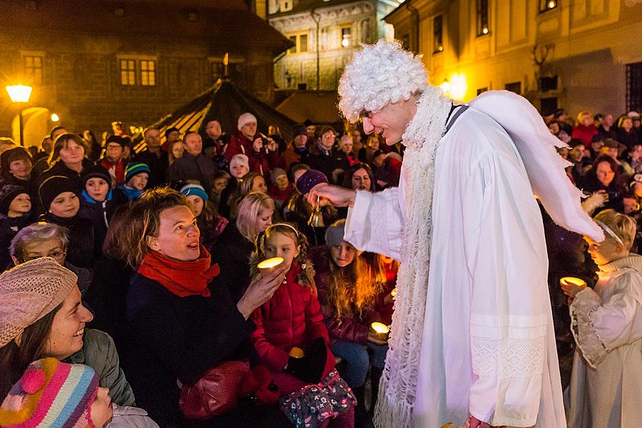 Lebende Krippe, 23.12.2015, Advent und Weihnachten in Český Krumlov