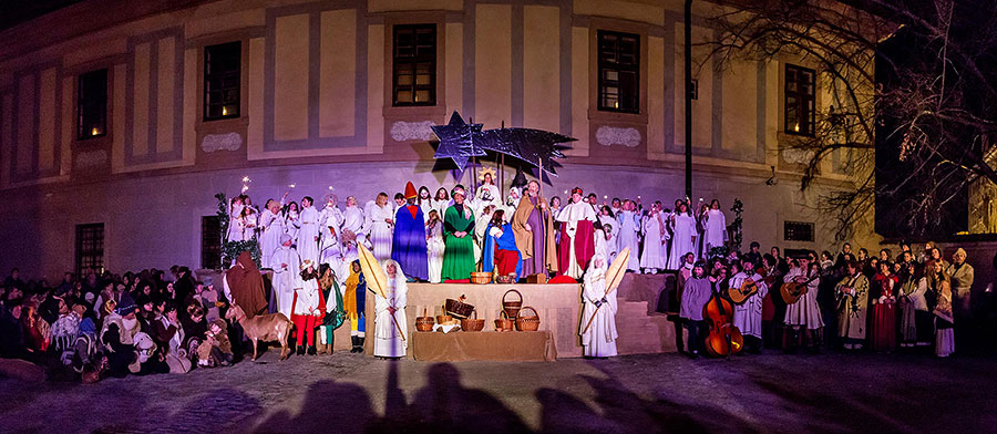 Live Nativity Scene, 23.12.2015, Advent and Christmas in Český Krumlov