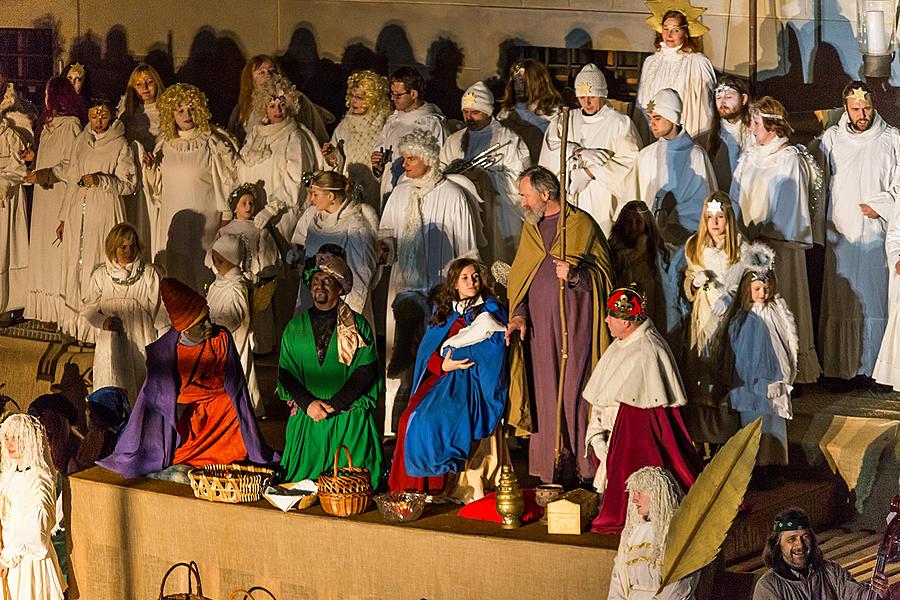 Live Nativity Scene, 23.12.2015, Advent and Christmas in Český Krumlov