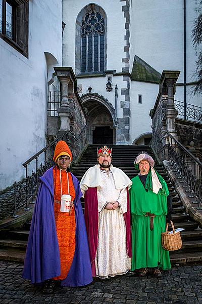 Drei Könige, 6.1.2016, Advent und Weihnachten in Český Krumlov