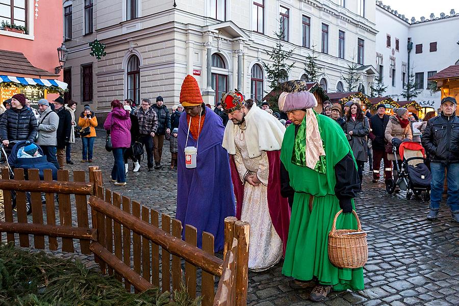 Drei Könige, 6.1.2016, Advent und Weihnachten in Český Krumlov