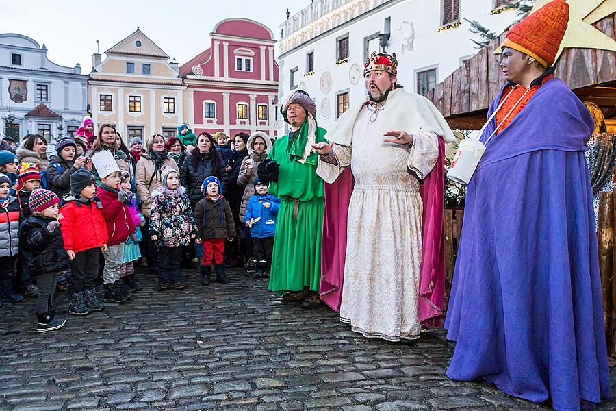 Three Kings, 6.1.2016, Advent and Christmas in Český Krumlov