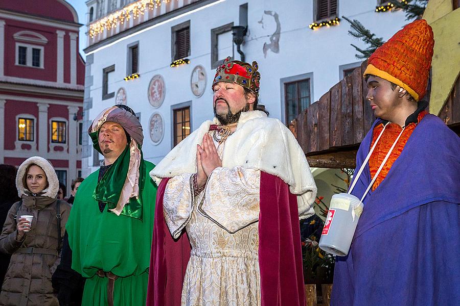 Drei Könige, 6.1.2016, Advent und Weihnachten in Český Krumlov