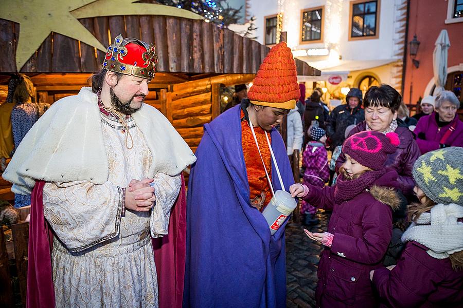 Tři králové, 6.1.2016, Advent a Vánoce v Českém Krumlově