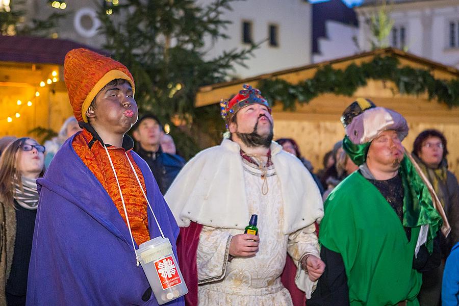 Three Kings, 6.1.2016, Advent and Christmas in Český Krumlov