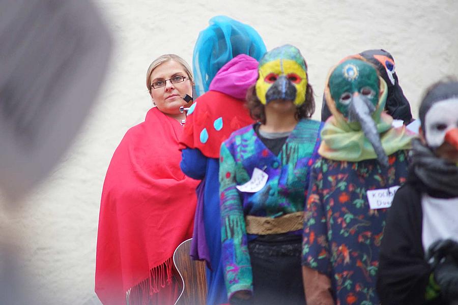 Carnival parade in Český Krumlov, 9th February 2016