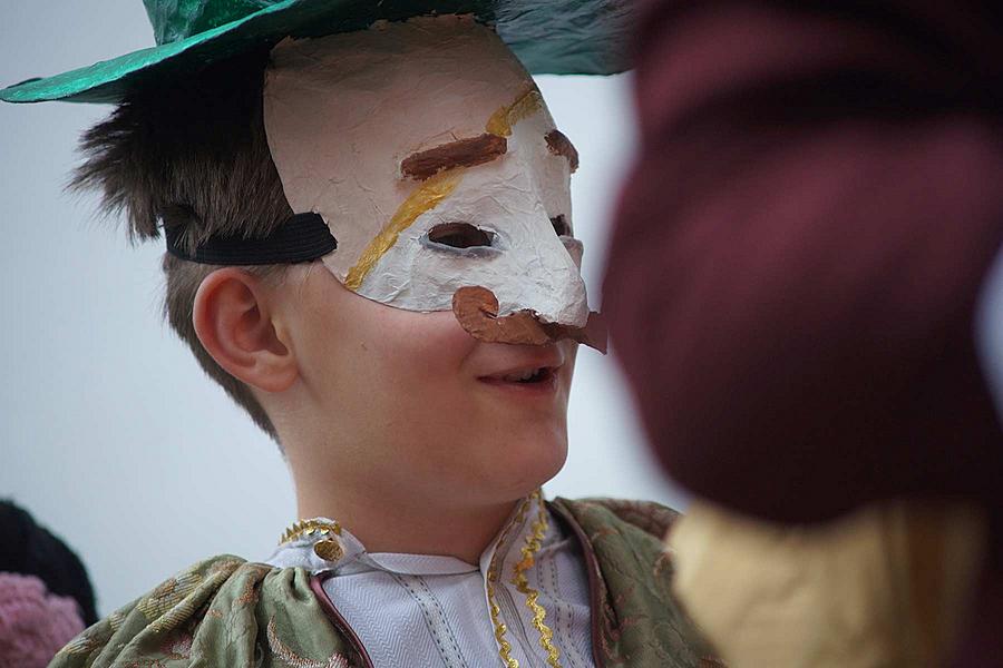 Carnival parade in Český Krumlov, 9th February 2016