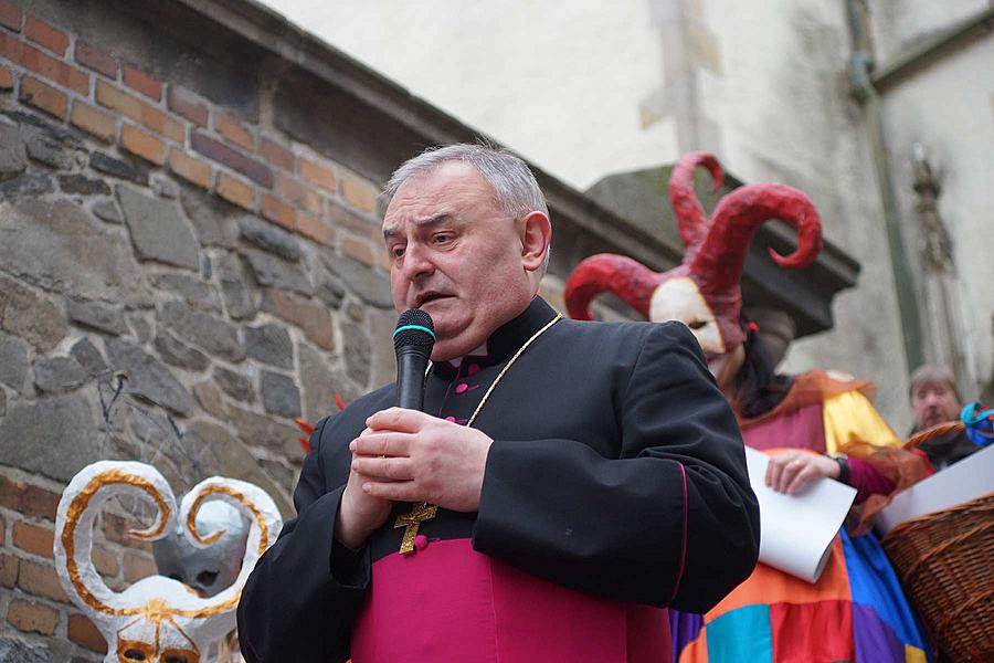 Carnival parade in Český Krumlov, 9th February 2016