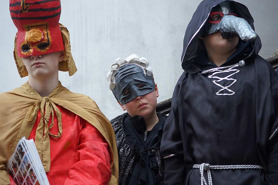 Carnival parade in Český Krumlov, 9th February 2016