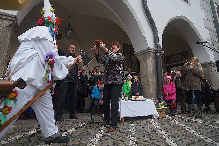 Masopustní průvod v Českém Krumlově, 9. února 2016