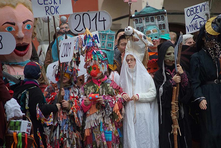 Carnival parade in Český Krumlov, 9th February 2016