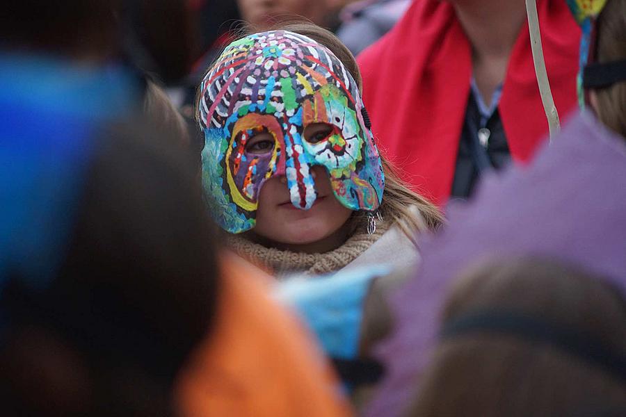 Carnival parade in Český Krumlov, 9th February 2016