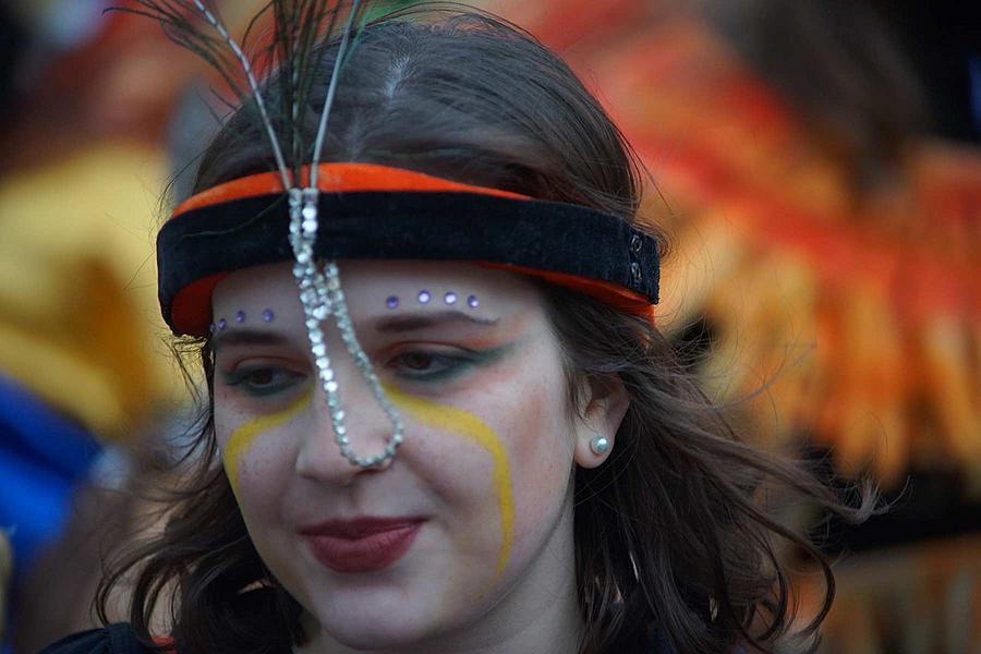 Carnival parade in Český Krumlov, 9th February 2016