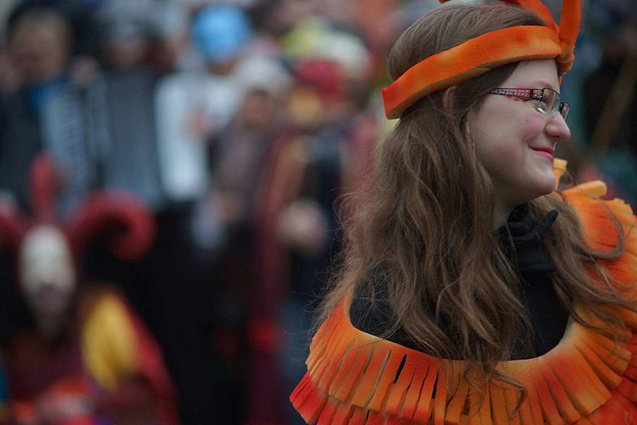 Carnival parade in Český Krumlov, 9th February 2016