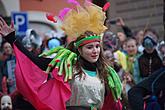 Carnival parade in Český Krumlov, 9th February 2016, photo by: Karel Smeykal