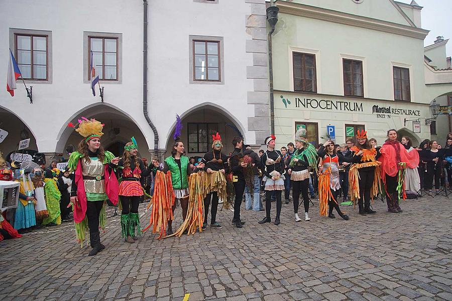 Karnevalsumzug, 9. Februar 2016, Fasching Český Krumlov