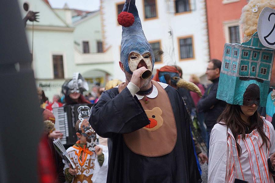 Masopustní průvod v Českém Krumlově, 9. února 2016