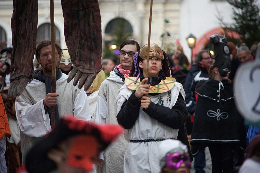 Carnival parade in Český Krumlov, 9th February 2016