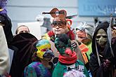 Carnival parade in Český Krumlov, 9th February 2016, photo by: Karel Smeykal