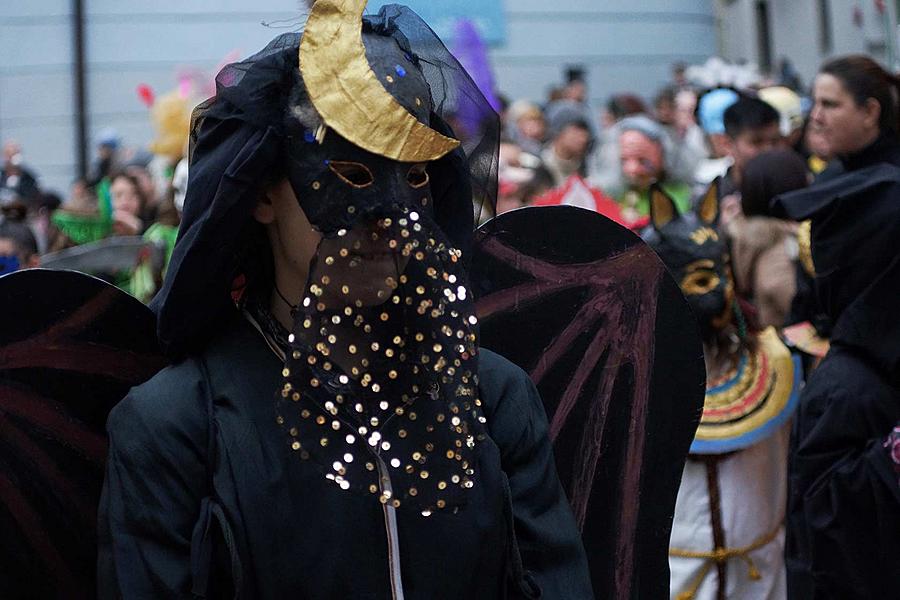 Carnival parade in Český Krumlov, 9th February 2016