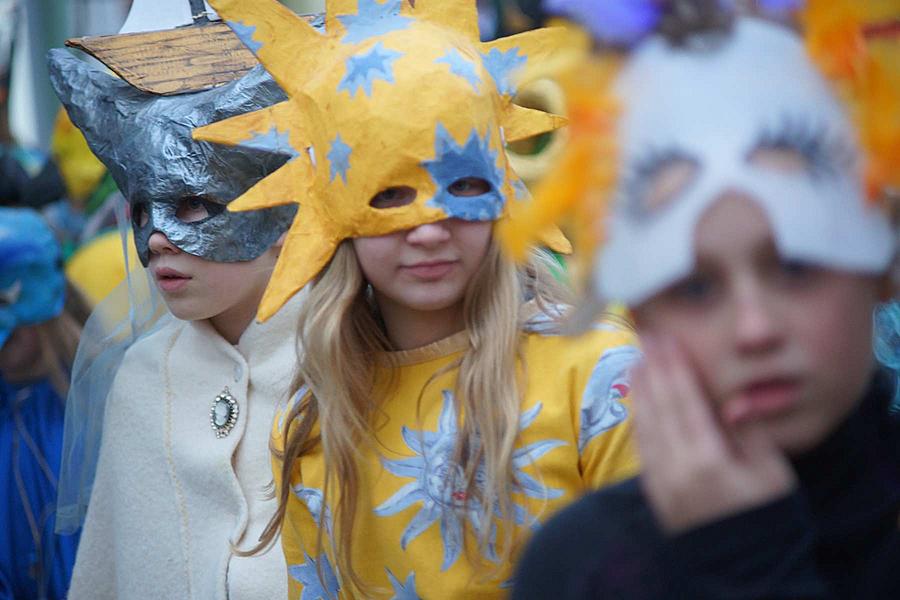 Carnival parade in Český Krumlov, 9th February 2016