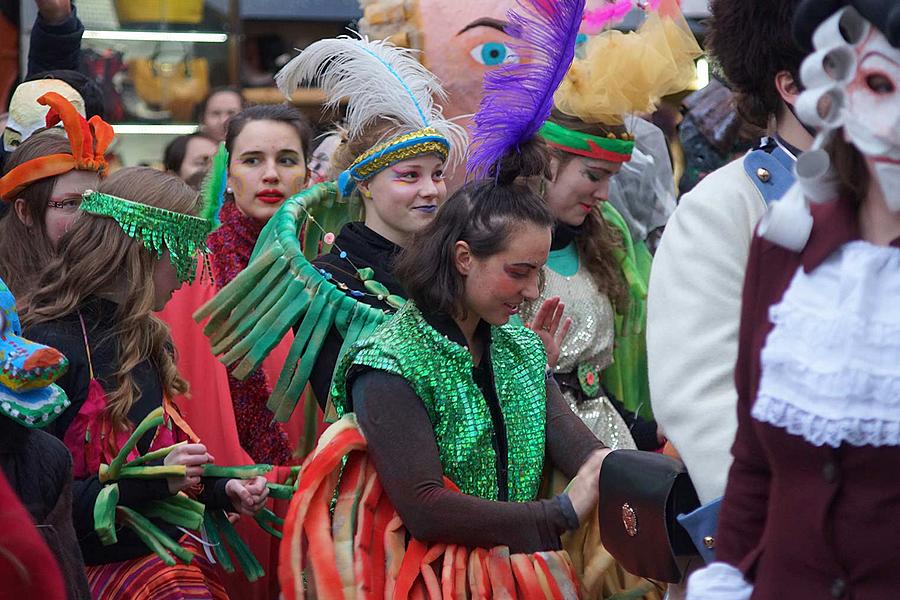 Karnevalsumzug, 9. Februar 2016, Fasching Český Krumlov