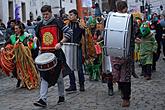 Masopustní průvod v Českém Krumlově, 9. února 2016, foto: Karel Smeykal