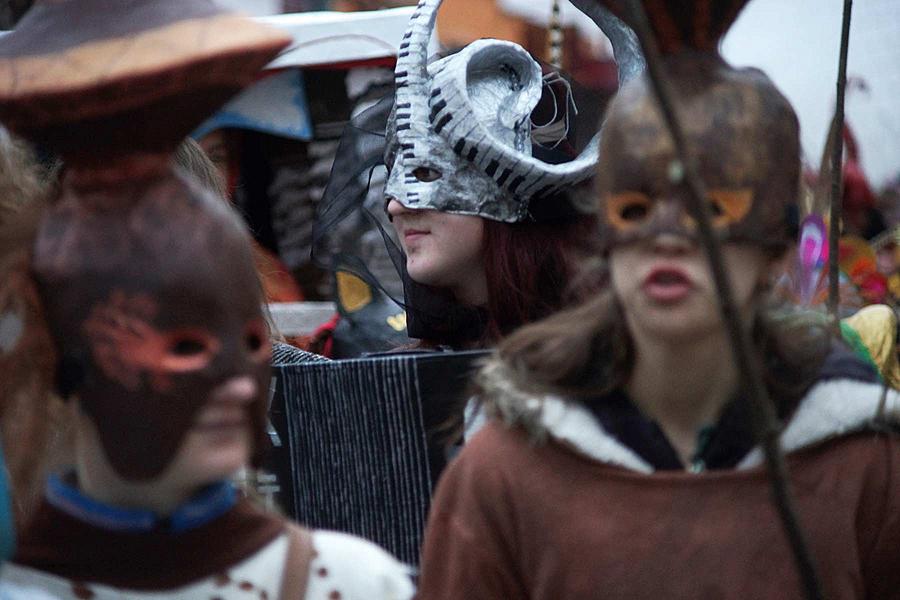 Carnival parade in Český Krumlov, 9th February 2016