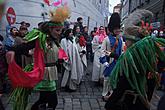 Carnival parade in Český Krumlov, 9th February 2016, photo by: Karel Smeykal