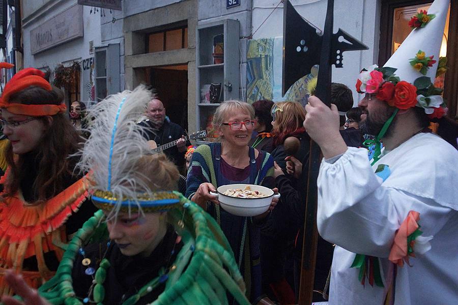 Carnival parade in Český Krumlov, 9th February 2016