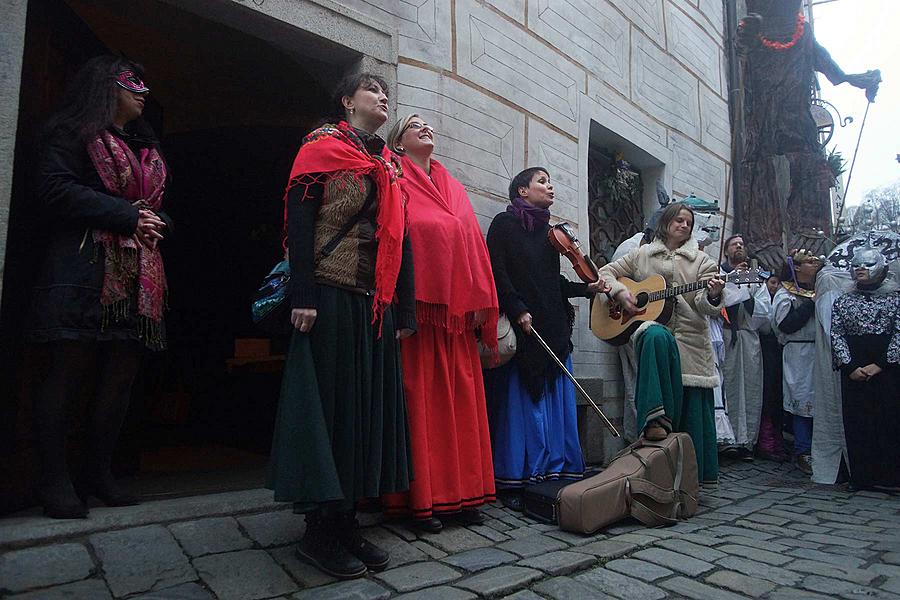 Masopustní průvod v Českém Krumlově, 9. února 2016