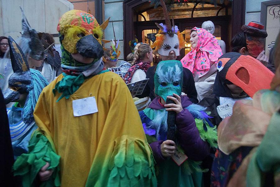 Carnival parade in Český Krumlov, 9th February 2016