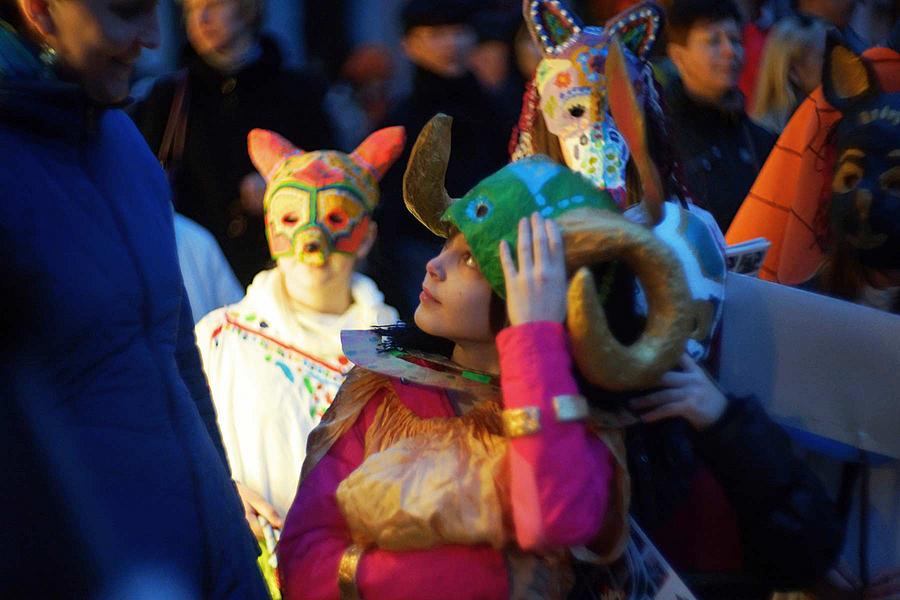 Carnival parade in Český Krumlov, 9th February 2016