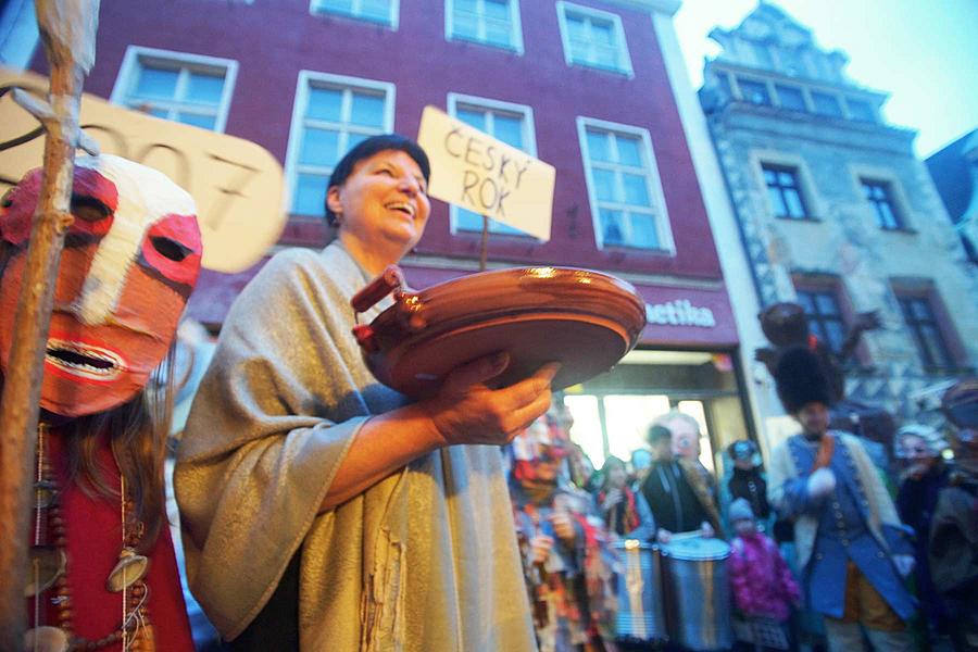 Carnival parade in Český Krumlov, 9th February 2016