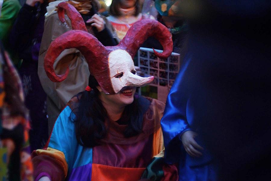 Carnival parade in Český Krumlov, 9th February 2016