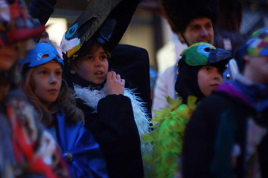 Carnival parade in Český Krumlov, 9th February 2016