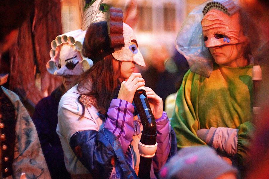 Carnival parade in Český Krumlov, 9th February 2016