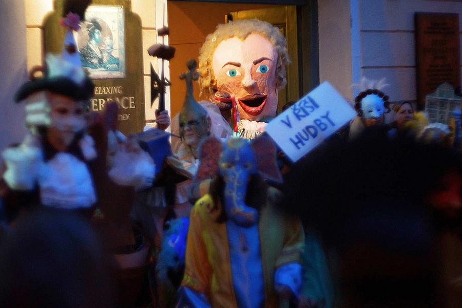 Carnival parade in Český Krumlov, 9th February 2016