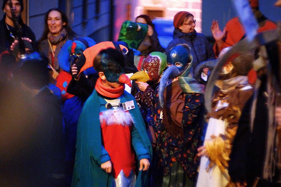 Carnival parade in Český Krumlov, 9th February 2016