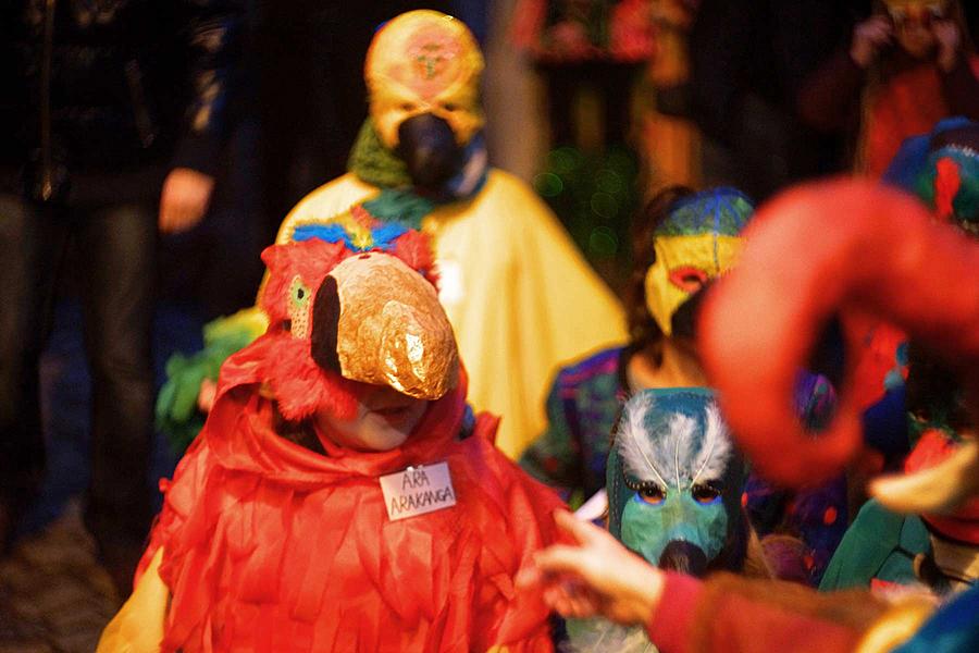 Carnival parade in Český Krumlov, 9th February 2016