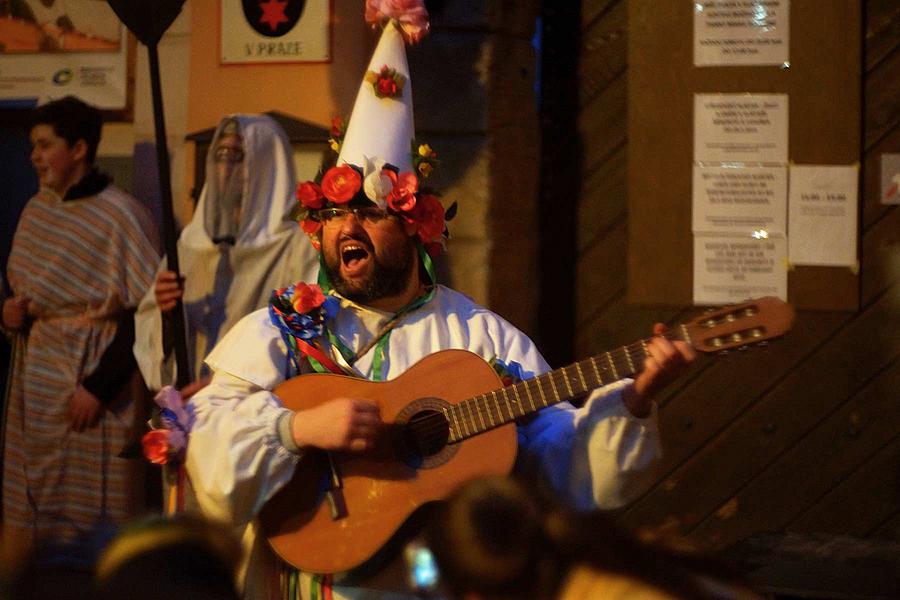 Carnival parade in Český Krumlov, 9th February 2016