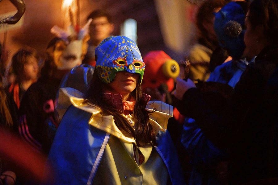 Carnival parade in Český Krumlov, 9th February 2016