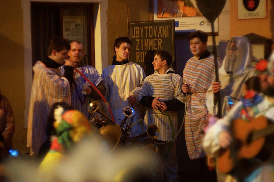 Carnival parade in Český Krumlov, 9th February 2016