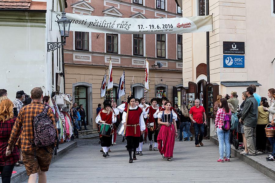 Five-Petalled Rose Celebrations ®, Český Krumlov, Friday 17. 6. 2016