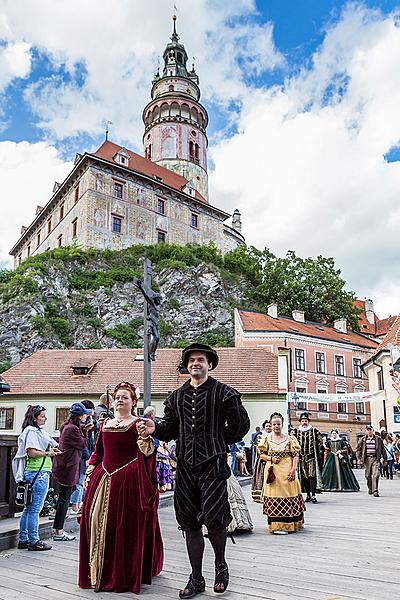 Fest der fünfblättrigen Rose ®, Český Krumlov, Freitag 17. 6. 2016