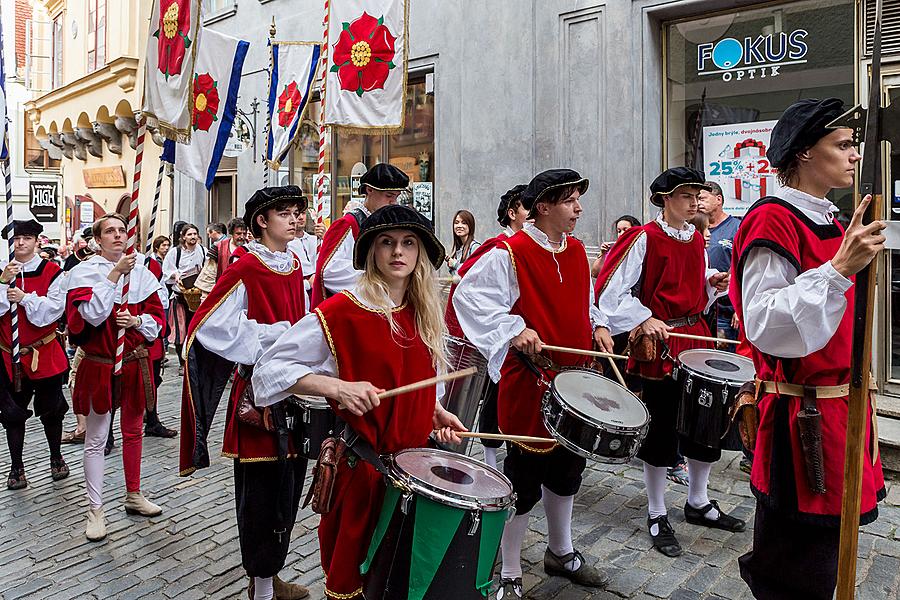 Slavnosti pětilisté růže ®, Český Krumlov, pátek 17. 6. 2016