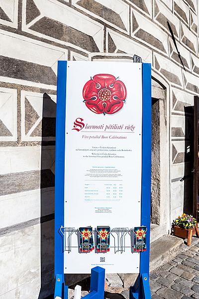 Fest der fünfblättrigen Rose ®, Český Krumlov, Freitag 17. 6. 2016