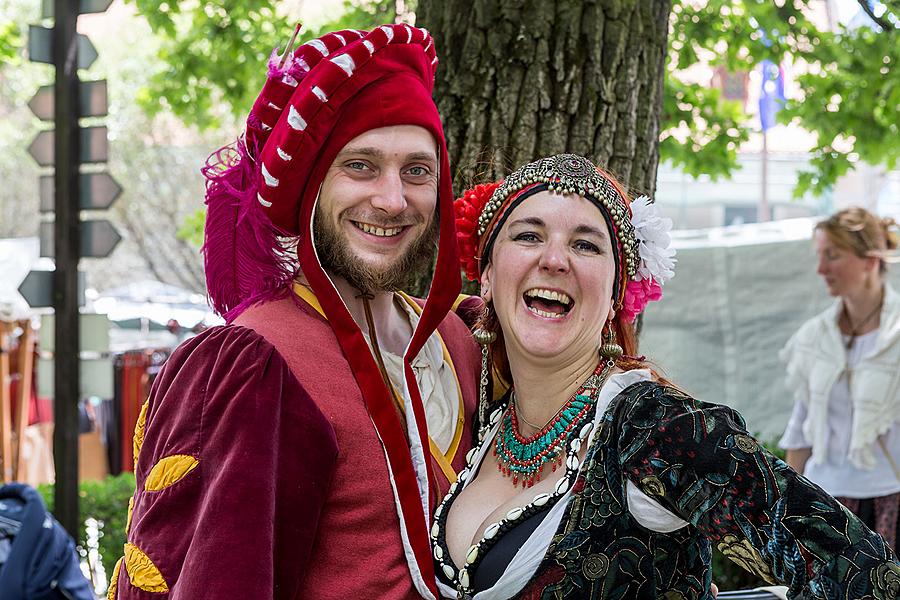 Fest der fünfblättrigen Rose ®, Český Krumlov, Samstag 18. 6. 2016